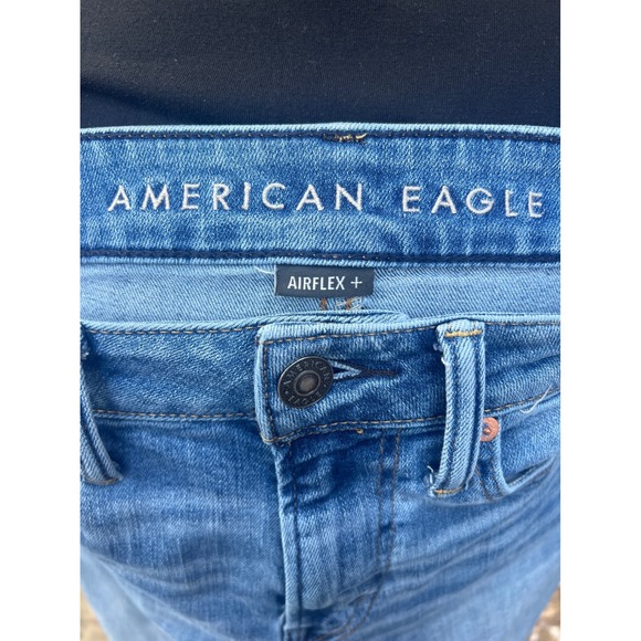 American Eagle Outfitters Womens Jeans Airflex+‎ Blue Wash Slim Fit Size 28x30 - Picture 4 of 4